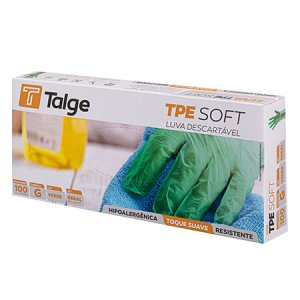 Luva TPE Soft Verde